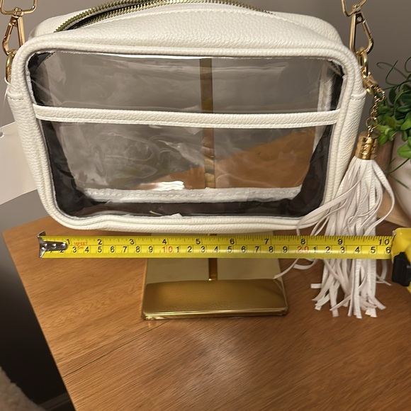 Clear White Crossbody Stadium Bag NWT - Picture 4 of 4